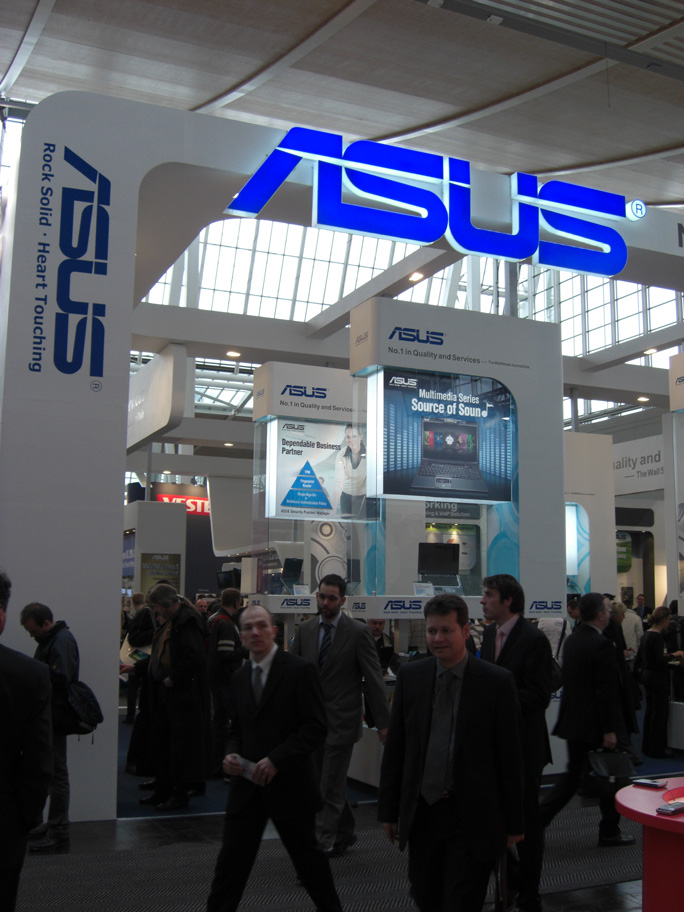 Asus Stand auf der CeBIT 2008